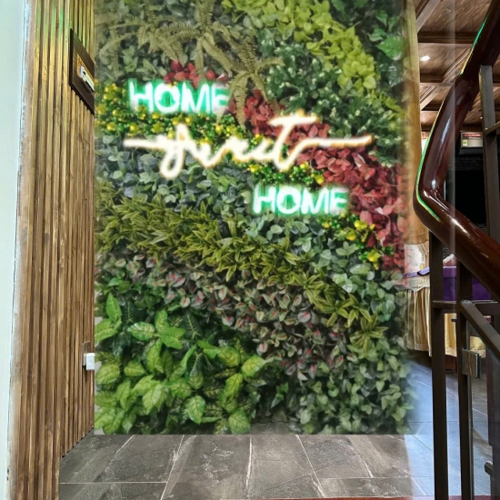 Thi công tường cây 04