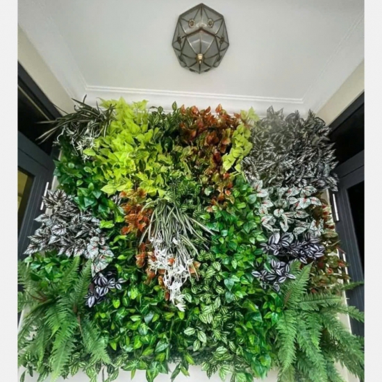 Thi công tường cây 04